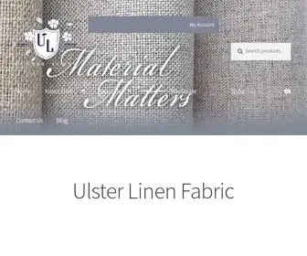 Ulsterlinen.com(Linen Fabric) Screenshot