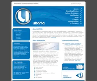 Ultaria.com(Professional IT Solutions) Screenshot