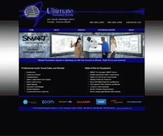 ULT.com(Ultimate Presentation Systems) Screenshot