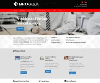 Ultegrafinancial.com(Ultegra Financial Partners) Screenshot