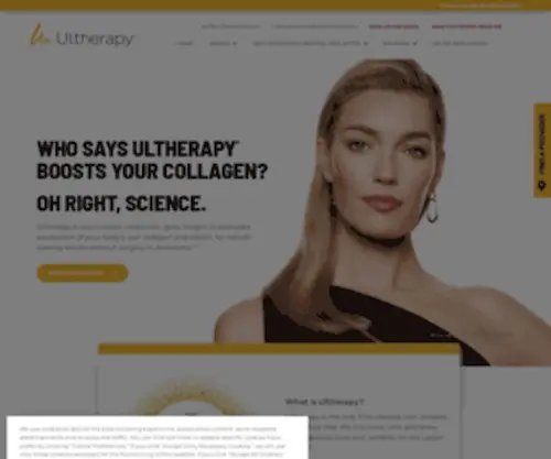 Ulthera.com(A Nonsurgical Way to Lift) Screenshot