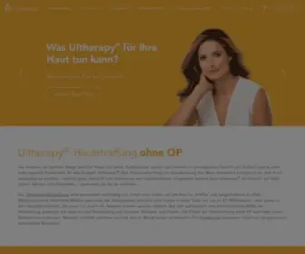 Ultherapy.de(Ultherapy®) Screenshot
