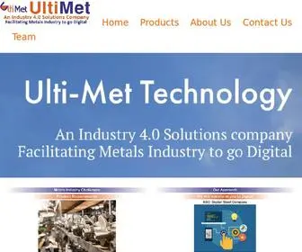 Ulti-MET.com(Ulti-Met Technologies) Screenshot