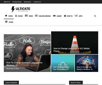 Ulticate.com(ulticate) Screenshot