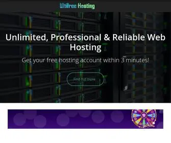 Ultifreehosting.com(Ultifree Hosting) Screenshot