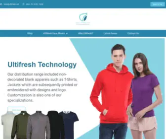 Ultifresh.net(T-Shirt Wholesaler) Screenshot