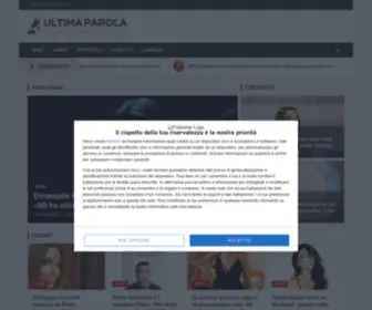 Ultimaparola.com(News e Informazioni a portata di click su) Screenshot