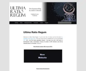 Ultimaratioregum.co.uk(Dr Mark R Johnson) Screenshot