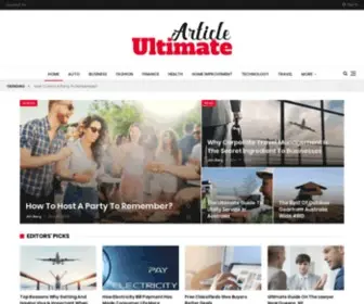 Ultimate-Article.com(Homepage 1) Screenshot