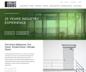 Ultimate-Doors.com.au(Commercial Doors) Screenshot