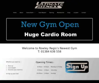 Ultimate-Fitness.org.uk(Ultimate Fitness Gym Rowley Regis New Members Welcome) Screenshot