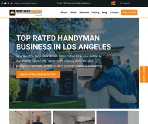 Ultimate-Handyman.com(Handyman Los Angeles) Screenshot