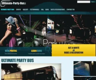 Ultimate-Party-Bus.com(Ultimate Party Bus) Screenshot