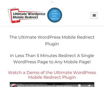 Ultimate-Wordpress-Mobile-Redirect.com(Ultimate Wordpress Mobile Redirect) Screenshot