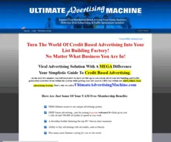 Ultimateadvertisingmachine.com(Free Traffic Exchange) Screenshot