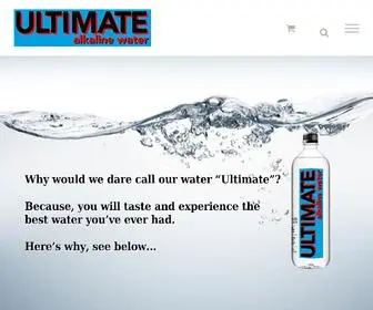 Ultimatealkalinewater.com(Ultimate Alkaline Water) Screenshot