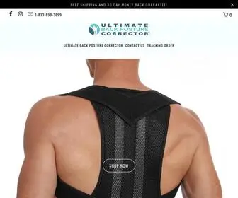 Ultimatebackposture.com(Ultimate Back Posture Corrector) Screenshot