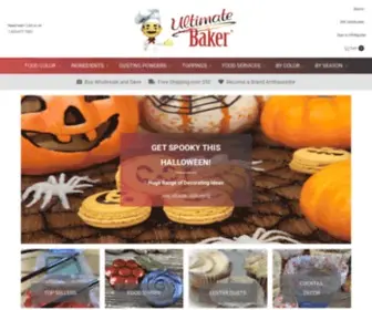Ultimatebaker.com(Ultimate Baker food coloring) Screenshot