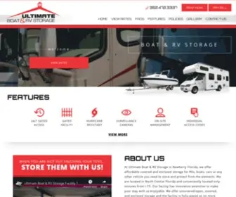 Ultimateboatrvstorage.com(Boat and RV Storage Units) Screenshot