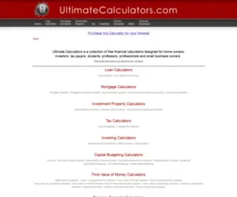 Ultimatecalculators.com(Ultimate calculators) Screenshot