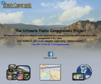 Ultimatecampgrounds.com(US AND CANADA CAMPGROUNDS) Screenshot