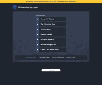 Ultimatecheckers.com(Ultimatecheckers) Screenshot