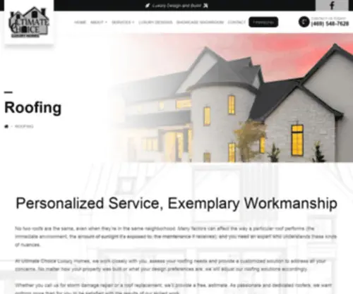Ultimatechoiceroofing.com(ultimatechoiceroofing) Screenshot