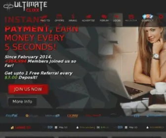 Ultimateclix.com(Ultimateclix) Screenshot