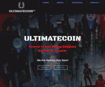 Ultimatecoincrypto.com(Cryptocurrency/Mining) Screenshot