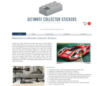 Ultimatecollectorstickers.co.uk(Lego Stickers) Screenshot