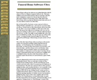 Ultimatecomputersoftware.com(Funeral Home Software Designed By Ultimate Computer Software) Screenshot