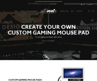 Ultimatecustommousepads.com(Ultimate Custom Gaming Mouse Pads) Screenshot