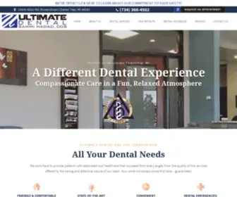 Ultimatedentalservices.com(Dentist in Brownstown) Screenshot