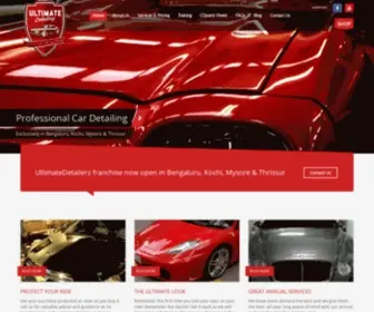 Ultimatedetailerz.com(Car and Bike Detailing/Ceramic Coating in Bangalore) Screenshot