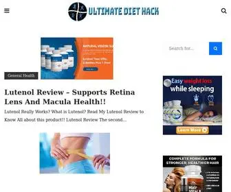 Ultimatediethack.com(Ultimate Diet Hack Eat healthy) Screenshot