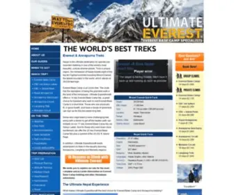 Ultimateeverest.com(Everest Base Camp) Screenshot