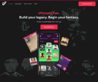 Ultimatefan.com(Ultimate Fan: Free to Play Fantasy Football with £300) Screenshot