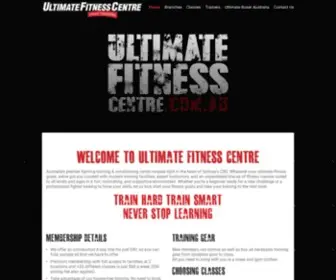 Ultimatefitnesscentre.com.au(Fight Training) Screenshot