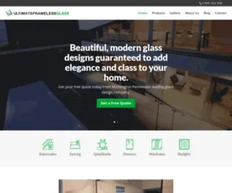 Ultimateglass.com.au(Shower Screens Experts) Screenshot