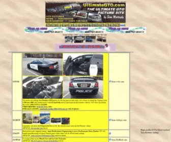 Ultimategto.com(Pontiac GTO) Screenshot