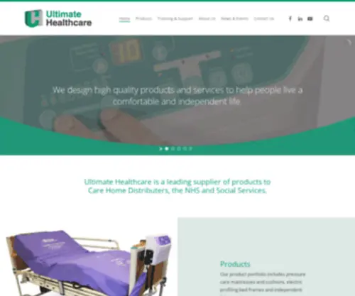 Ultimatehealthcare.co.uk(Ultimate Healthcare) Screenshot