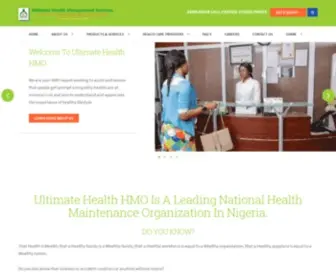 Ultimatehealthhmo.com(Ultimate Health) Screenshot