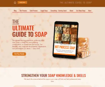Ultimatehpsoap.com(Ultimate Guide to Hot Process Soap) Screenshot