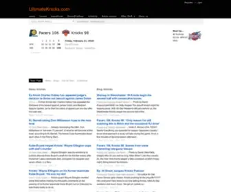 Ultimateknicks.com(The Ultimate New York Knicks Fan Site and Forum) Screenshot