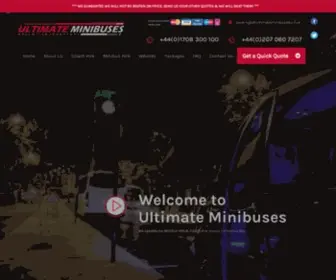 Ultimateminibuses.co.uk(Ultimate Minibuses Minibus Hire London) Screenshot