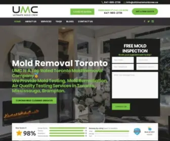 Ultimatemoldcrew.ca(Ultimate Mold Crew) Screenshot