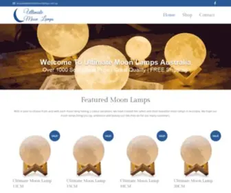 Ultimatemoonlamps.com.au(Ultimate Moon Lamps Australia) Screenshot