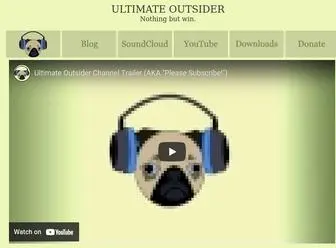 Ultimateoutsider.com(Ultimate Outsider) Screenshot
