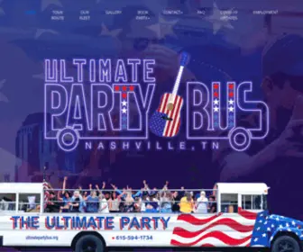 Ultimatepartybus.org(Ultimate Party Bus) Screenshot