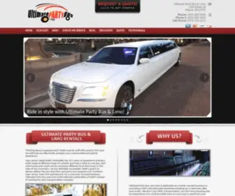 Ultimatepartybusandlimo.com(Ultimate Party Bus and Limo) Screenshot